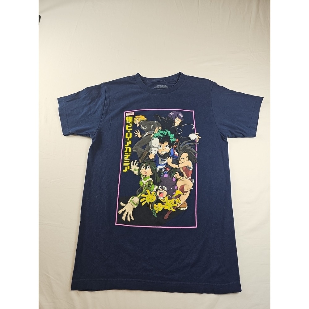 My Hero Academia Men's T-Shirt Size S DEKU ASUI MOMO JIROU MINORU‎